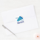 Uitroep voor Mentoren Vierkante Sticker (Envelop)