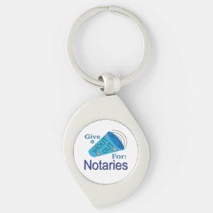 Uitroep voor notarissen sleutelhanger