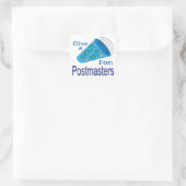 Uitroep voor Postmasters Square Sticker (Tas)