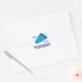 Uitroep voor Postmasters Square Sticker (Envelop)