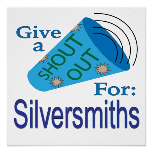 Uitroep voor Silversmiths Perfect Poster (Voorkant)