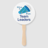 Uitroep voor teamleiders handwaaier (Achterkant)