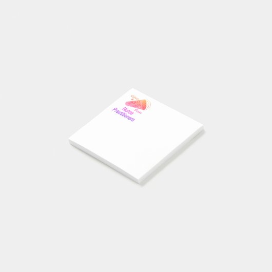 Uitroep voor verpleegkundigen post-it® notes (Schuin)