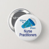 Uitroep voor verpleegkundigen ronde button 5,7 cm (Voorkant /achterkant)