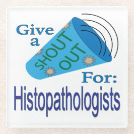 Uitroepen voor histoponisten glazen onderzetter