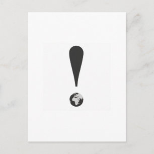 Uitroepingsteken  briefkaart