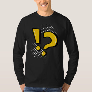 Uitroepingsteken Vraagteken Leesteken Sc T-shirt