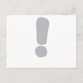 Uitroepteken! Briefkaart (Voorkant)