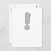 Uitroepteken! Briefkaart (Voorkant / Achterkant)