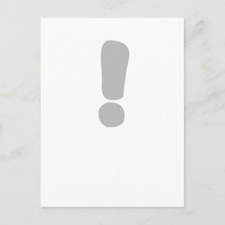 Uitroepteken! Briefkaart