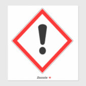 Uitroepteken Gevarensymbool Label (Vel)