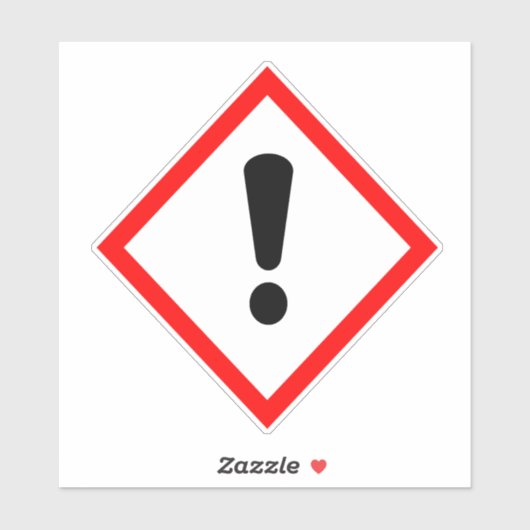 Uitroepteken - GHS-label Sticker (Vel)