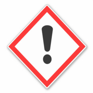 Uitroepteken - GHS-label Sticker