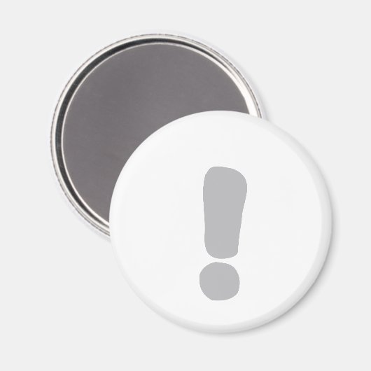 Uitroepteken! Magneet (Voorkant / Achterkant)