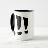 Uitroepteken Mok (Voorkant links)