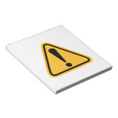 Uitroepteken Notitieblok (Schuin)