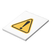 Uitroepteken Notitieblok (Linkerzijde)