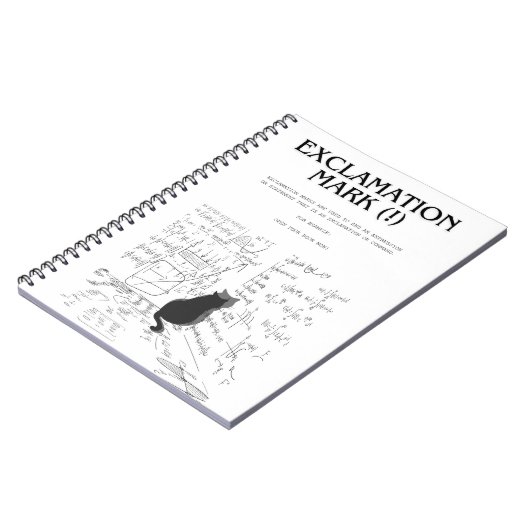 uitroepteken notitieboek (Linkerzijde)