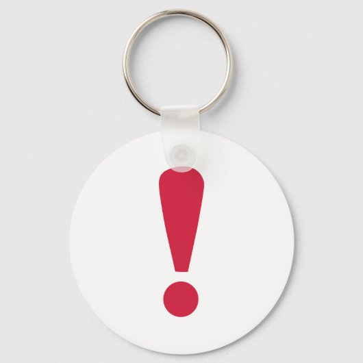 Uitroepteken Sleutelhanger (Voorkant)