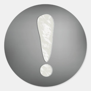 Uitroepteken stickers