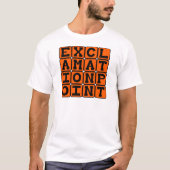 Uitroepteken, Type interpunctie T-shirt (Voorkant)