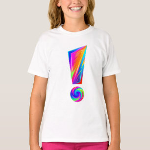 Uitroepteken Vraagteken Dubbelzijdige Worp Kussen T-shirt