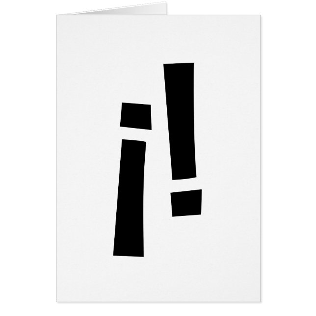 Uitroeptekens (Voorkant)