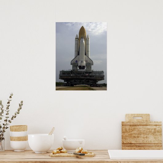 Uitrol van Space Shuttle Columbia (STS-109) Poster (Keuken)