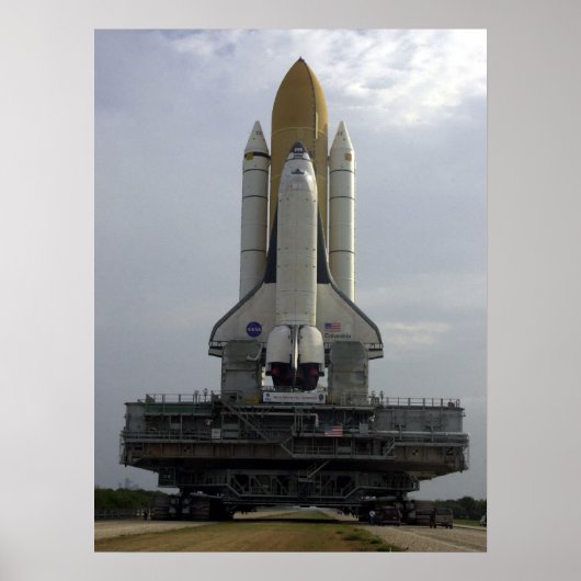 Uitrol van Space Shuttle Columbia (STS-109) Poster (Voorkant)