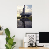 Uitrol van Space Shuttle Columbia (STS-55) Poster (Thuiskantoor)