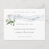 Uitrollen van onze nieuwe datum | Toilet Paper Gre Aankondigingskaart (Voorkant)