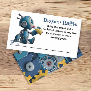 Uitrusten voor Baby & Boeken Luier Raffle Informatiekaartje
