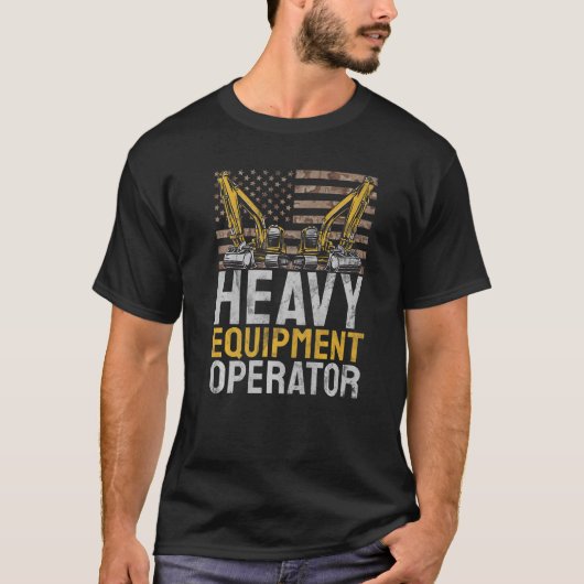 Uitrusting bedieningspersoneel en constructiemidde t-shirt (Voorkant)