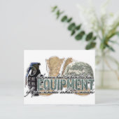 Uitrusting Briefkaart (Staand voorkant)