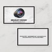 uitrusting voor cameralens | Fotografie Visitekaartje (Voorkant / Achterkant)