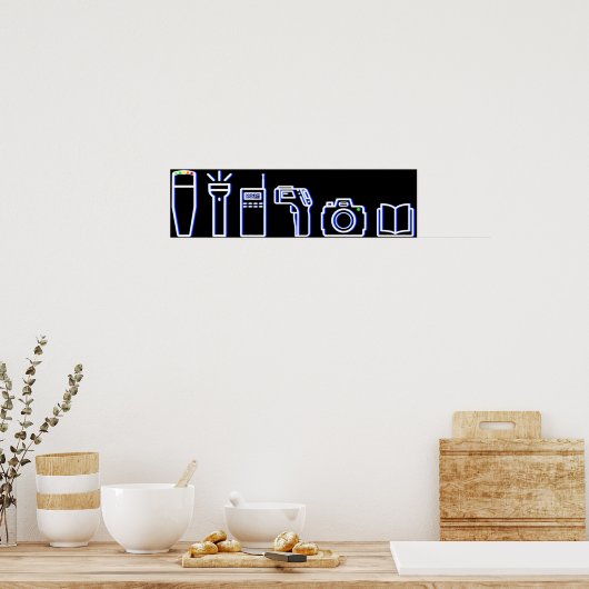 Uitrusting voor fasofobie poster (Keuken)