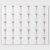 uitrusting voor rotsklimmen cadeaupapier (Vlak)