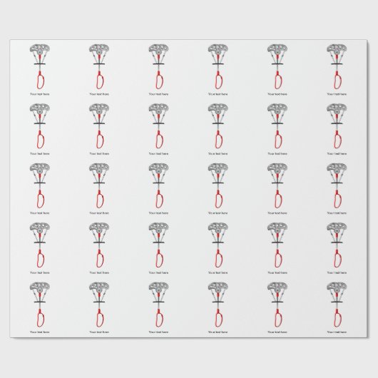 uitrusting voor rotsklimmen cadeaupapier (Vlak)