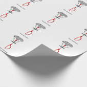 uitrusting voor rotsklimmen cadeaupapier (Hoek)