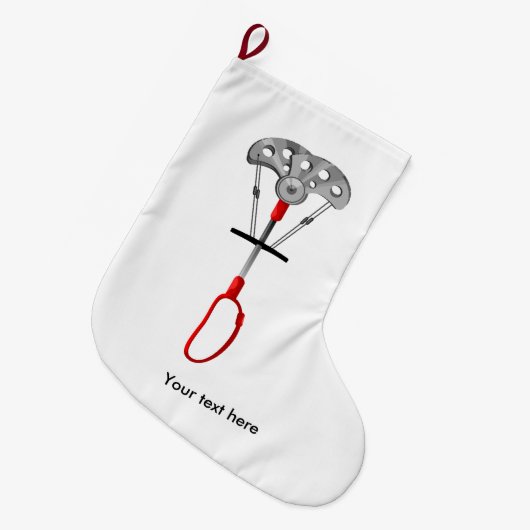 uitrusting voor rotsklimmen grote kerstsok (Voorkant (Hangend))