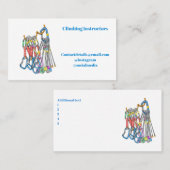 Uitrusting voor rottenbeklimpers visitekaartje