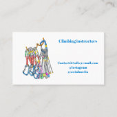 Uitrusting voor rottenbeklimpers visitekaartje