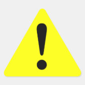 Uitrusting voor scherpere waarschuwing sticker (Voorkant)