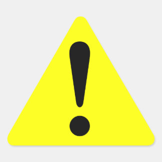 Uitrusting voor scherpere waarschuwing sticker