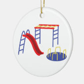 Uitrusting voor speelplaatsen keramisch ornament (Links)