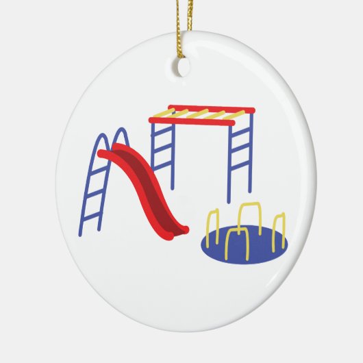 Uitrusting voor speelplaatsen keramisch ornament (Links)