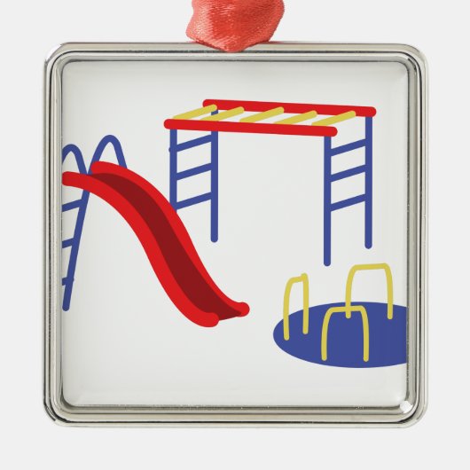 Uitrusting voor speelplaatsen metalen ornament (Voorkant)