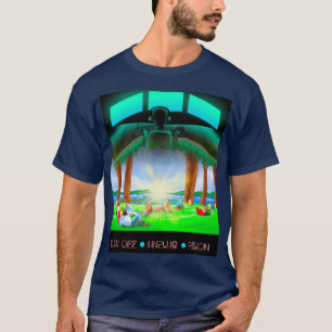 Uitschakelen, afsluiten, opnieuw aansluiten t-shirt