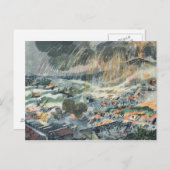 Uitschakeling van een vulkaan op Martinique Briefkaart (Voorkant / Achterkant)