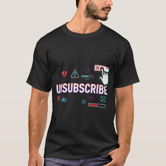 Uitschrijven – Funny Tech Meme T-Shirt (Voorkant)